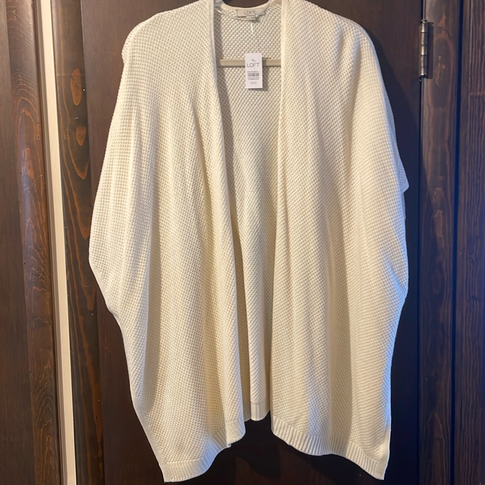 Loft Poncho Sweater- NWT!